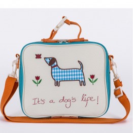 Τσάντα φαγητού  lunchbox   its dogs life  Pink Lining