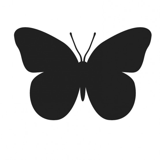 Αυτοκόλλητο Τοίχου Πεταλούδα Μαυροπίνακας