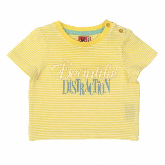 T-Shirt Κίτρινο  Beautiful Distraction No Added Sugar