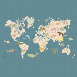 Ταπετσαρία World map INKE