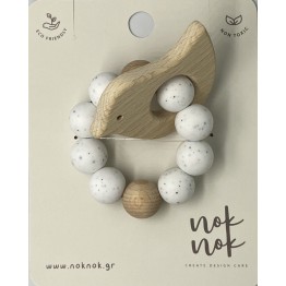 Teether Wood Bird NOK NOK