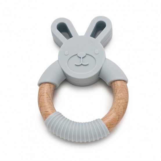 Teether Bunny Gray Mordisquitos