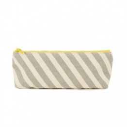 Organic cotton pencil case stripes