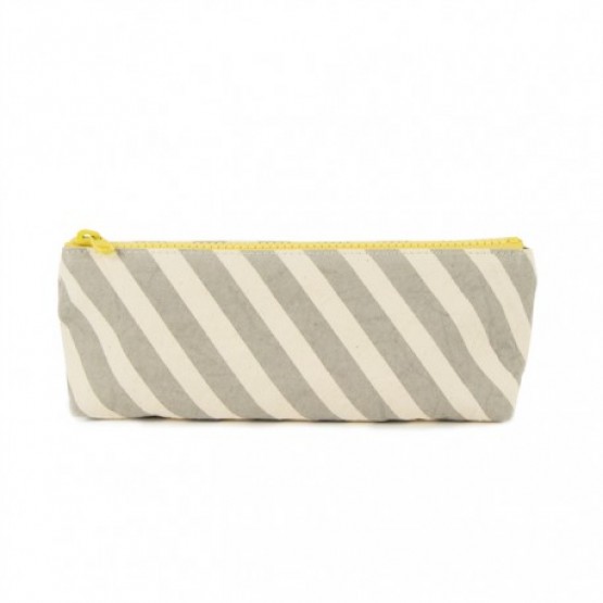 Organic cotton pencil case stripes