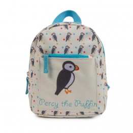 Σακίδιο mini rucksack Percy the Puffin Pink Lining