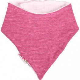 Minene Bandana Bib Fucsia stripe 