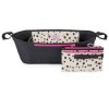 Stroller Organiser Dalmatian Fever Pink Lining